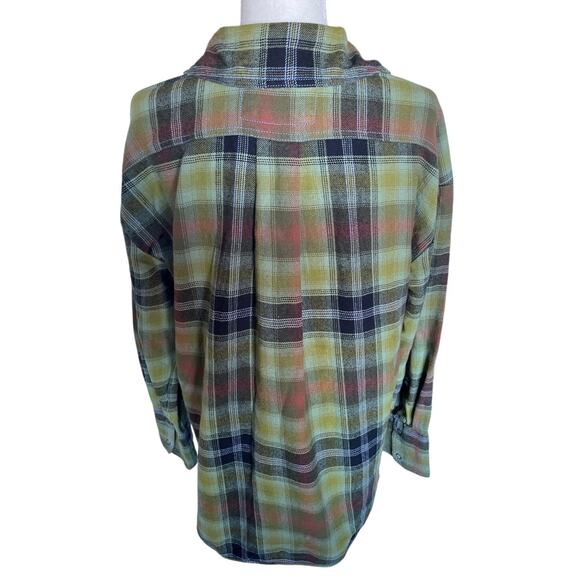 Free People Izzy Olive Combo Shirt/Shacket XS/SM/MD NWT - Picture 7 of 11